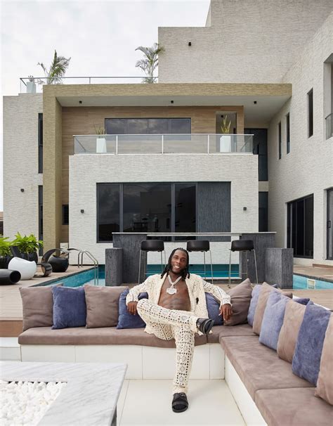 Burna Boy Flaunts His Lagos Mansion