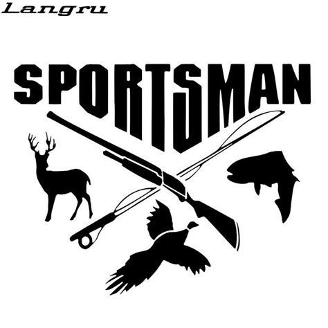 Наклейка охотник (50 фото)