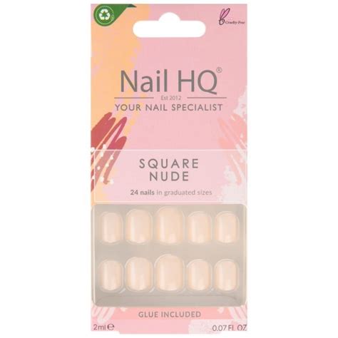 Buy Nail Hq Square Nails Nude Pieces Delivered By Mezzan Pharmacy Within Hours