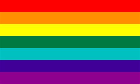 7 Stripe Rainbow Pride Flag Color Codes