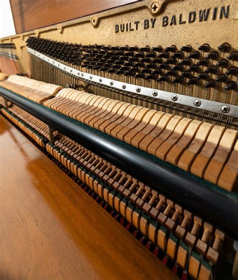 Used Baldwin Acrosonic Upright Piano Satin Walnut — Alamo Music Center