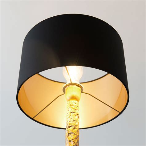 Bordlampe Cancelliere Rotonda Svart Gull 79 Cm Lampegiganten No