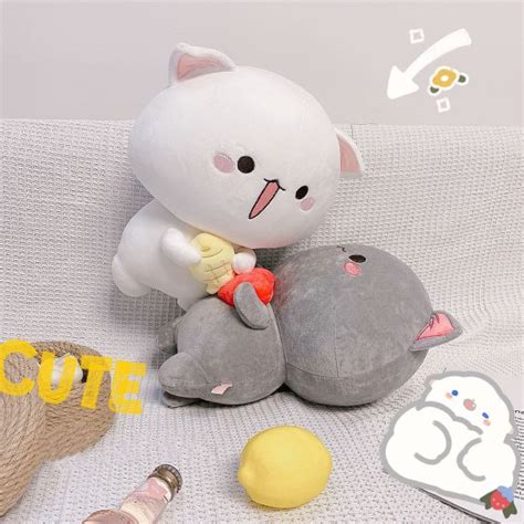 Peach Cat Goma Cat Set Plush - Plush Toys Singapore Online Shop