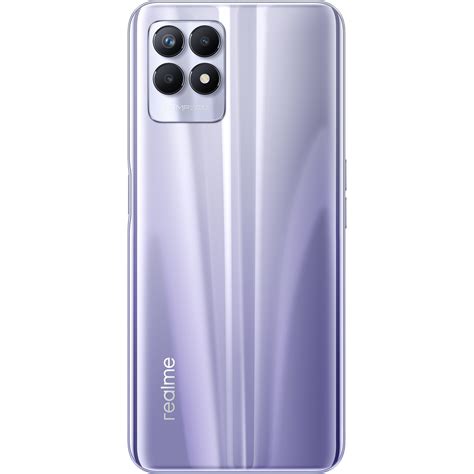 Смартфон Realme 8i, 128GB, 4GB RAM, Stellar Purple - eMAG.bg