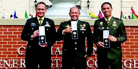 Tiga Pamen TNI AD Berhasil Lulus Pendidikan Sesko Angkatan Darat