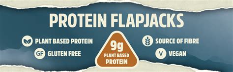 Jc S Trek High Protein Flapjack Salted Caramel Gluten Free Plant