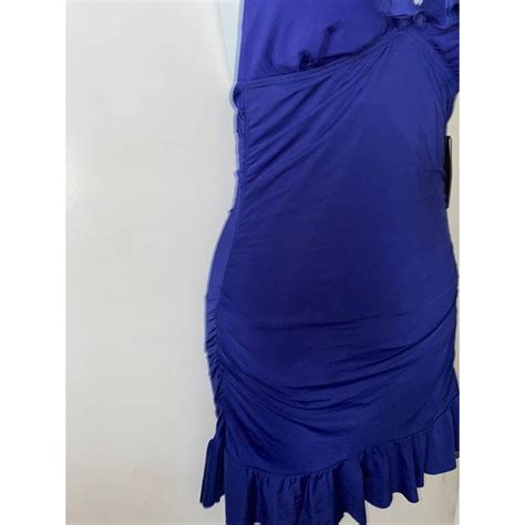 Kenneth Cole Women S Blue Bikini And Tankini Tops Depop