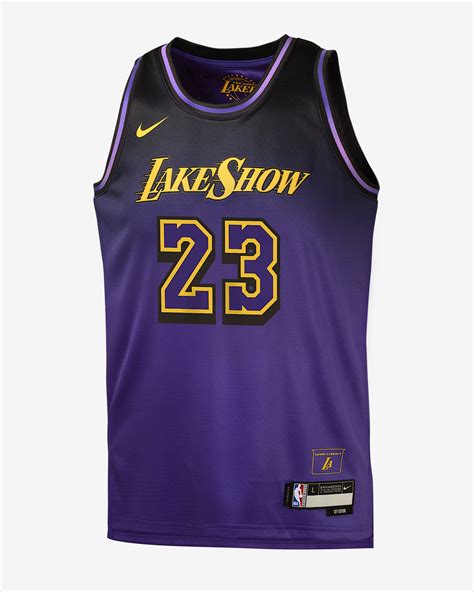 LeBron James Los Angeles Lakers 2024/25 City Edition Big Kids' Nike Dri ...