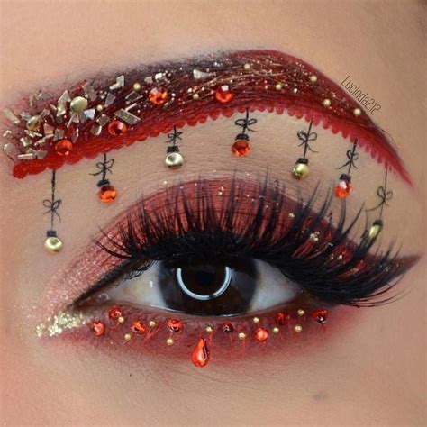 68 Гламурный рождественский макияж выглядит Christmas eye makeup