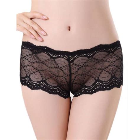 Hot Sexy Lace Underwear For Woman Transparent Panties Nightwears