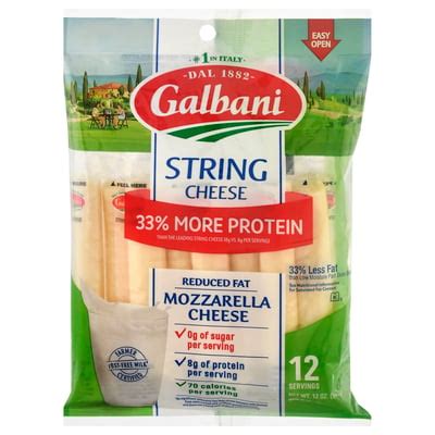 Galbani Galbani String Cheese Reduced Fat Mozzarella 12 Count