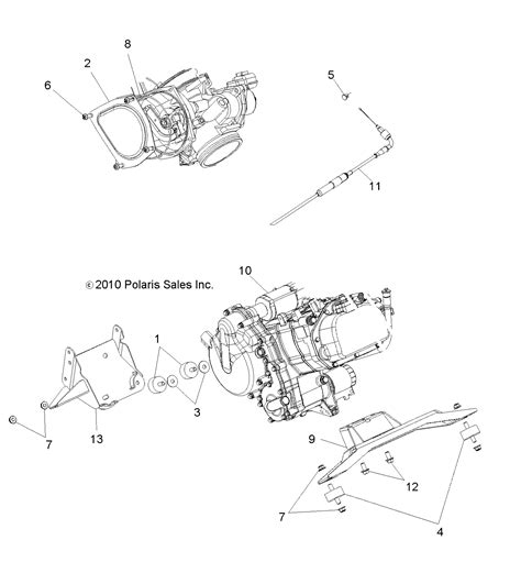 MOTEUR MONTAGE POUR RANGER 800 2014 Esprit-POLARIS.com la référence