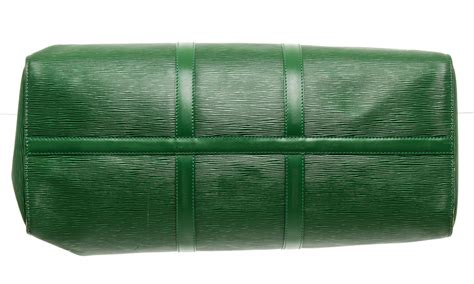 Louis Vuitton Green Epi Leather Keepall 55 Cm Duffle Bag Luggage