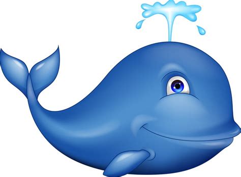 Fondo De Dibujos Animados Nube Color Ballena Azul Azul La Ballena The