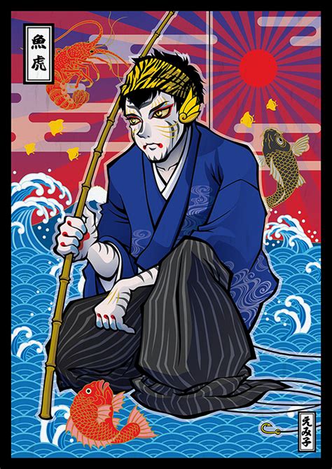 The Japanese Lucky Charms Personified On Behance