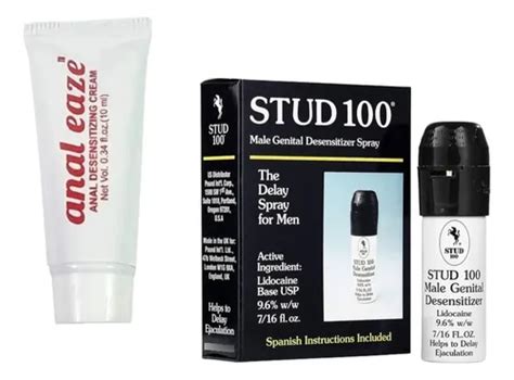 Lubricante Anestesico Anal Eaze Cereza Stud Retardante Meses sin interés