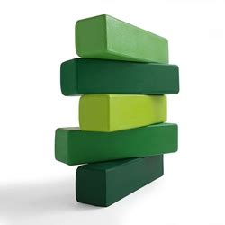 Enkaustikos Keane S Greens Hot Sticks Set Of