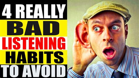 4 Bad Listening Habits That EVERYONE Should Avoid YouTube