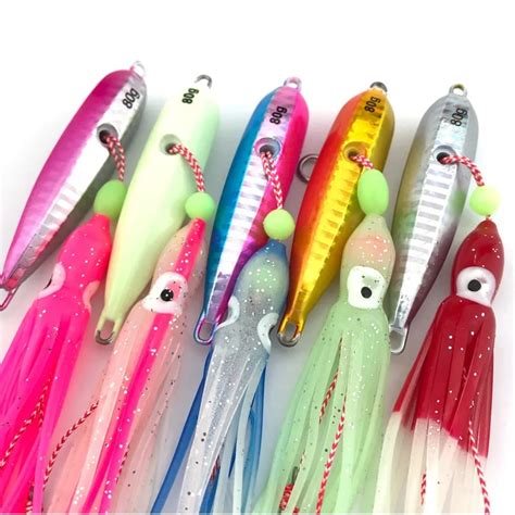 Inchiku Jig Fishing Lure Weights G Metal Head Isca Artificial