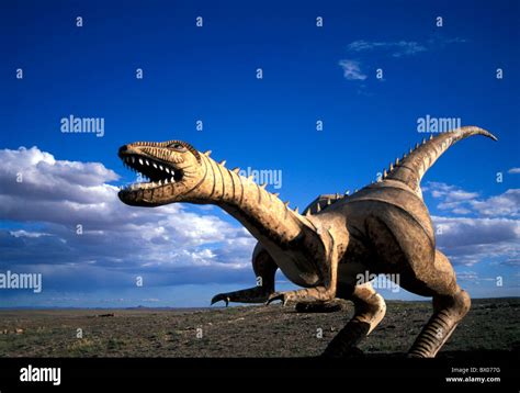 Arizona Dino sour park dinosaur Holbrook sculpture simulation USA ...