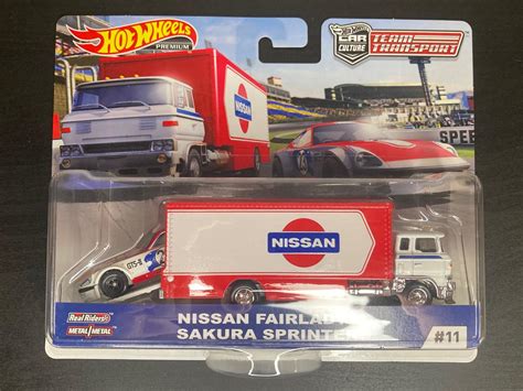 Hot Wheels Team Transport Nissan Fairlady Sakura Sprinter Aukro