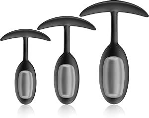 Amazon FST 3PCS Silicone Anal Butt Plug Trainer Kit With Metal Block Weighted Anal Training