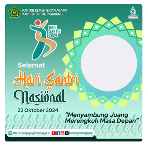 10 Link Twibbon Hari Santri Nasional 2024 Bingkai Foto Gratis Terbaik