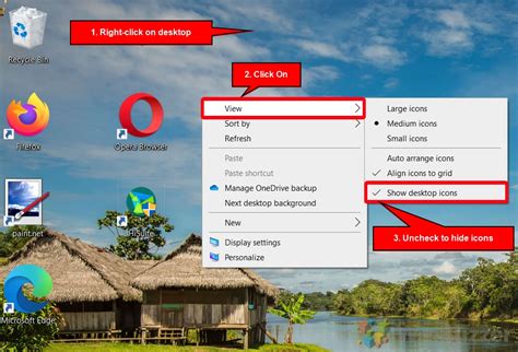 How To Hide Or Show Desktop Icons In Windows All Icons System Ico