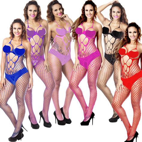 Free Shipping Lenceria Para Mujer Suspender Hot Open Pussy Net One Piece Body Stocking