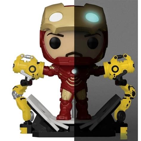 Funko Mania Funko Iron Man With Gantry 905 PX Exclusive Marvel Iron