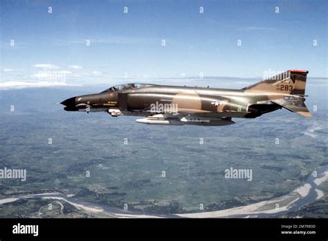 AN Air To Air Left Side View Of An F 4G Phantom II Advanced Wild Weasel