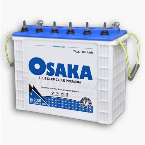 Osaka Ta 1800 Deep Cycle Lead Acid Unsealed Tubular Ups And Solar Battery Pakistans Best