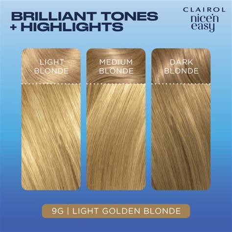 Clairol Nice N Easy Hair Dye G Light Golden Blonde Ocado
