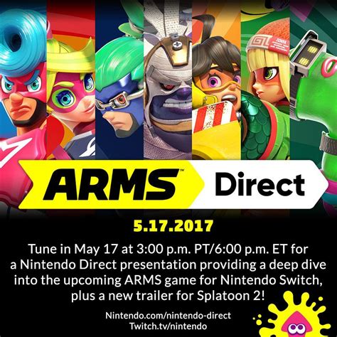 Arms For Nintendo Switch Will Get A Direct Tomorrow Gamesreviews