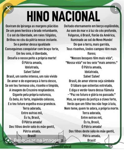 Ouviram Do Ipiranga As Margens Placidas - Ouviram do Ipiranga, às margens plácidas De um povo heroico, o brado ...
