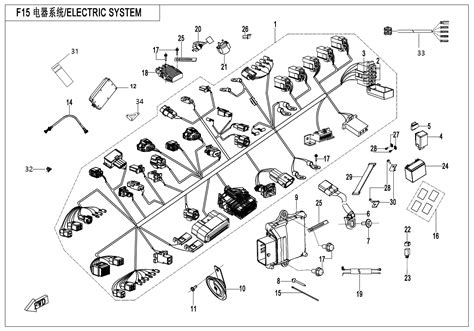 Diagram Cfmoto Ss Cf Us Electric System F Cfmoto