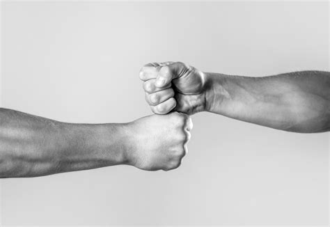 Premium Photo Hands Of Man People Fist Bump Team Teamwork Success Man