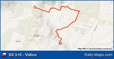 Ss Vidico Stage Map Rally De Uble Chill N Chill N Viejo