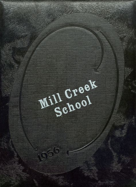 1956 yearbook from Mill Creek High School from La porte, Indiana for sale