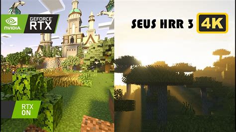 K Minecraft Rtx Vs Seus Hrr Rtx Youtube