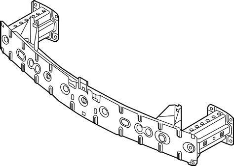 Mazda CX 5 Bumper Impact Absorber Front IMPACT BAR AND BRACKETS