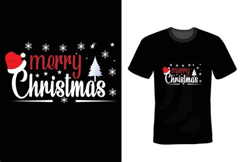 Christmas Day T Shirt Design Template 12581544 Vector Art At Vecteezy