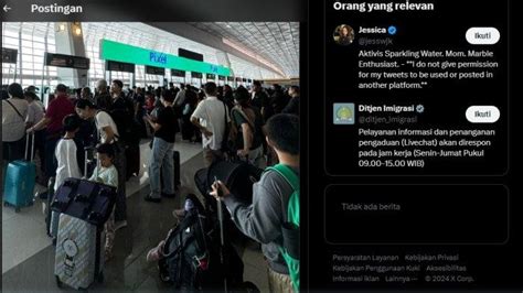 Sistem Imigrasi RI Down Layanan Di Bandara Macet Masyarakat Tumpahkan