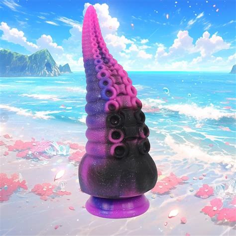 Tentacle Consolador Realista De Silicona Gruesa Y Grande Con Tap N Anal Para Pr Stata