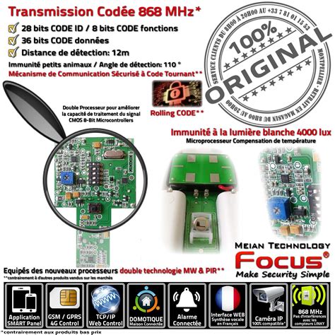 Capteur Passage Pr Sence Radar Hyperfr Quence Pir Micro Ondes