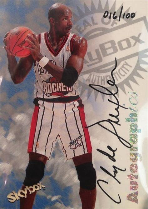 1997 Skybox Premium Autographics Clyde Drexler Basketball VCP Price