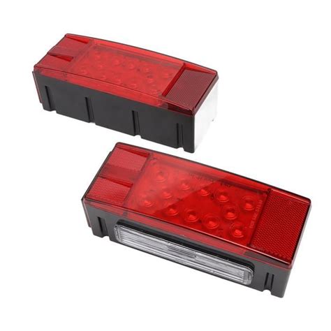 Feux submersibles de remorque 2 pièces 12 V LED feux de remorque