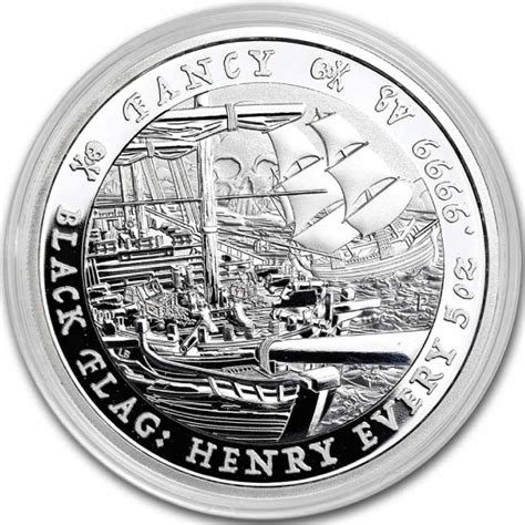 Tuvalu Black Flag The Fancy 5 Oz Silber 2023 Coin Metal Market Europe