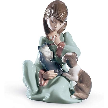 Lladr Figura Gatito Pasmado Figura Gato De Porcelana Amazon Es