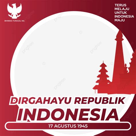 Twibbon Hut Ri 78 Independence Day Of Indonesia Year 2023 Modern Design ...